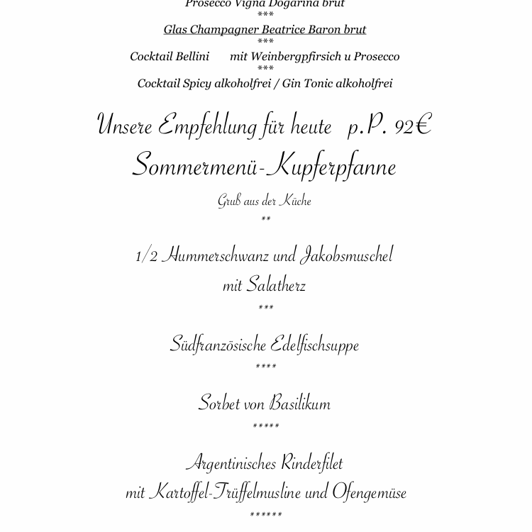 Restaurant-Kupferpfanne-Fuerth-Tischreservierung-Gemuetlich-Tischfuerzwei-Romantisch-Gehobene-Kueche-Sommermenue-Empfehlung