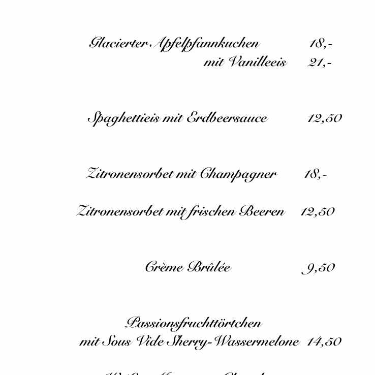 Restaurant-Kupferpfanne-Fuerth-Tischreservierung-Gemuetlich-Gehobene-Kueche-Dessert-Zitronensorbet-Creme-Brullee-Passionsfrucht